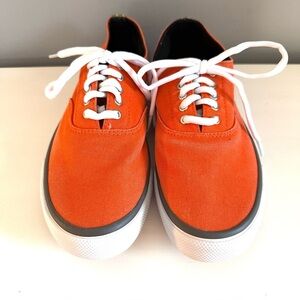 SPERRY Star Wars Sneakers Orange Lace Up Size 7.5 GUC